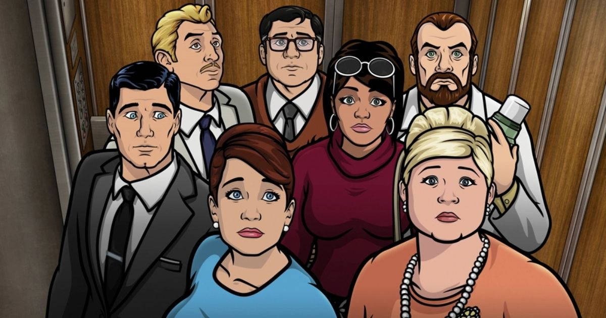 Archer In Elevator Background