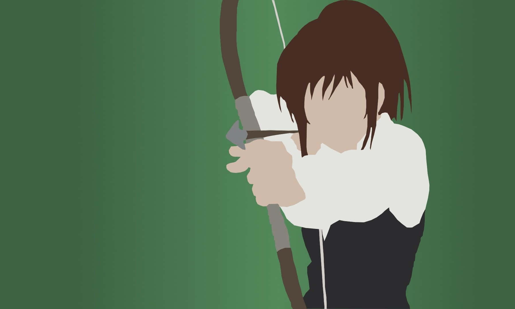 Archer Ready Position_ Vector Art Background