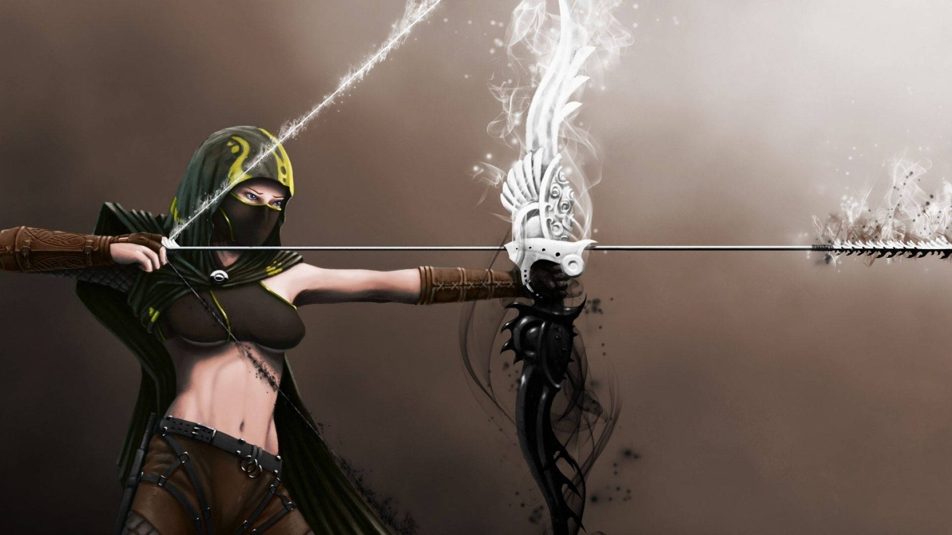 Archery Fantasy Art Background