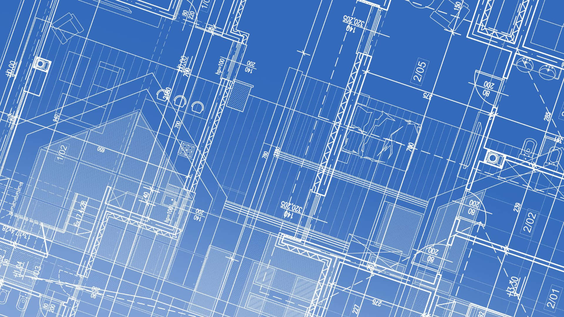 Architectural Blueprint Design Drawing Background
