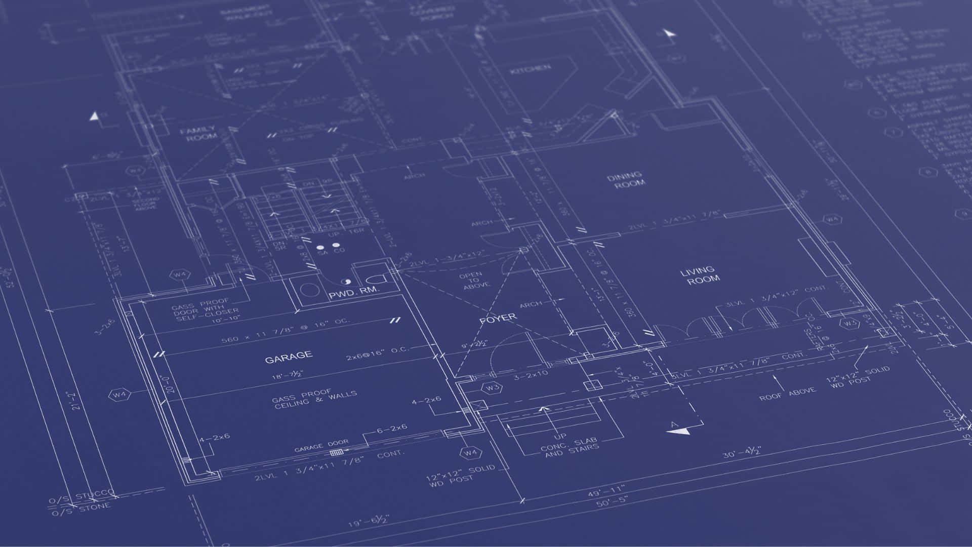 Architectural Blueprint Design Background