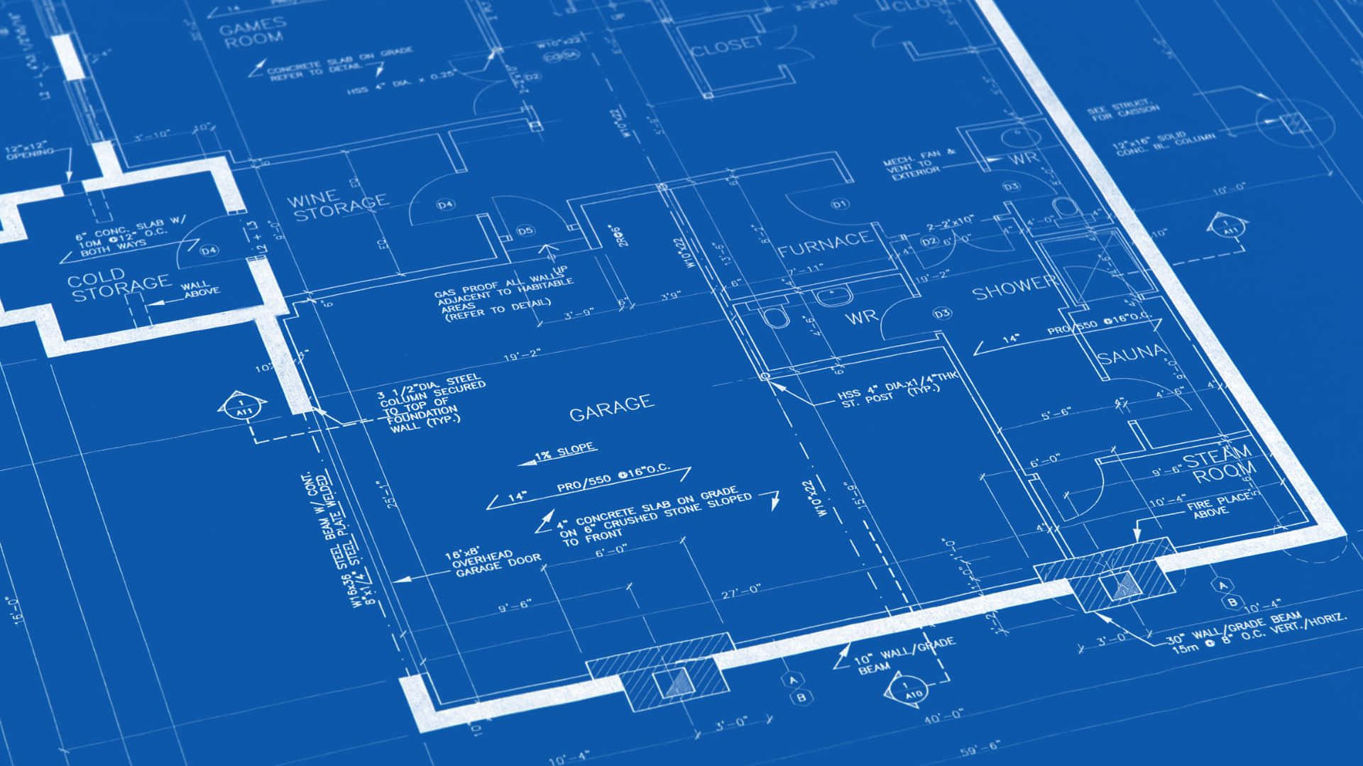 Architectural Blueprint Design Background