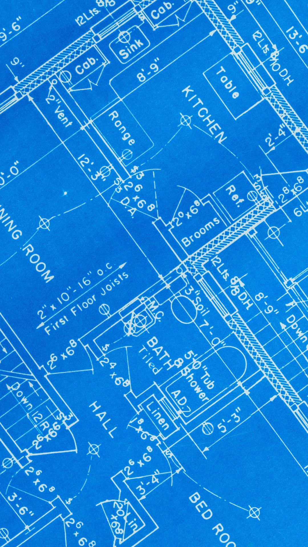 Architectural Blueprint Detail Background
