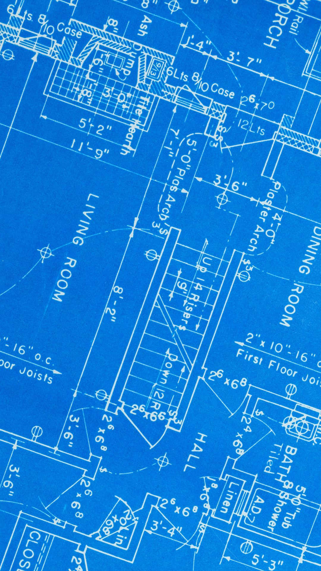 Architectural Blueprint Detail Background