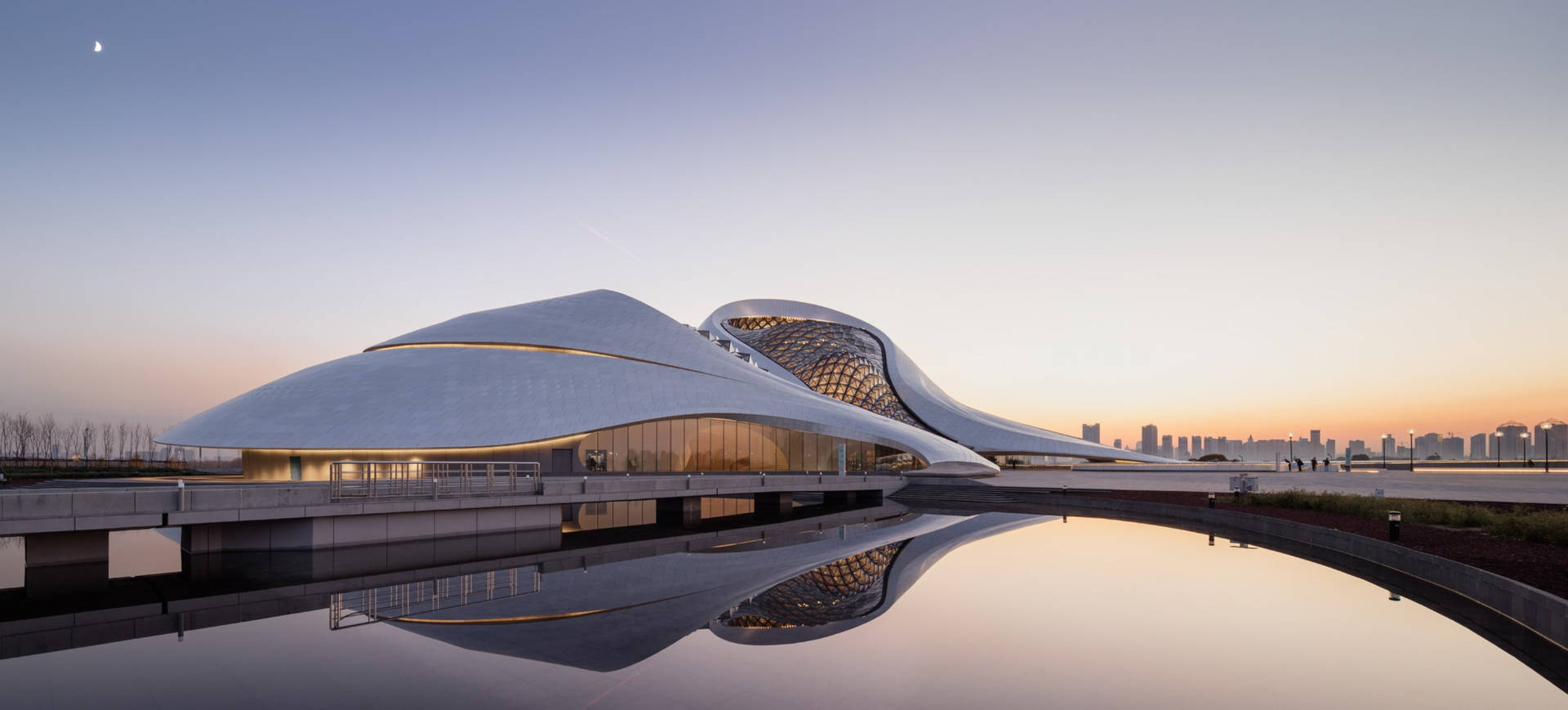 Architecture Harbin Opera House Background