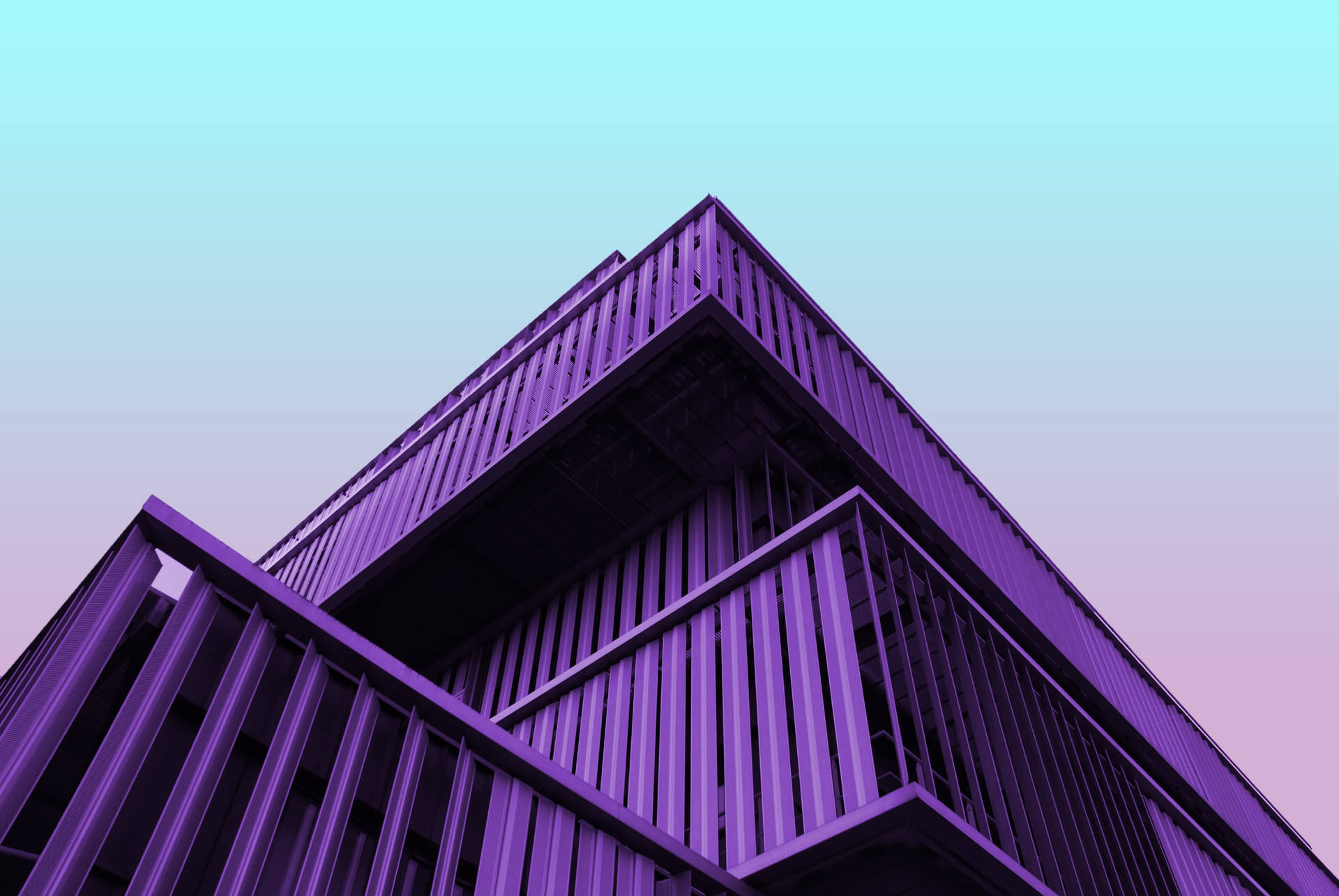 Architecture Purple Aesthetic Background