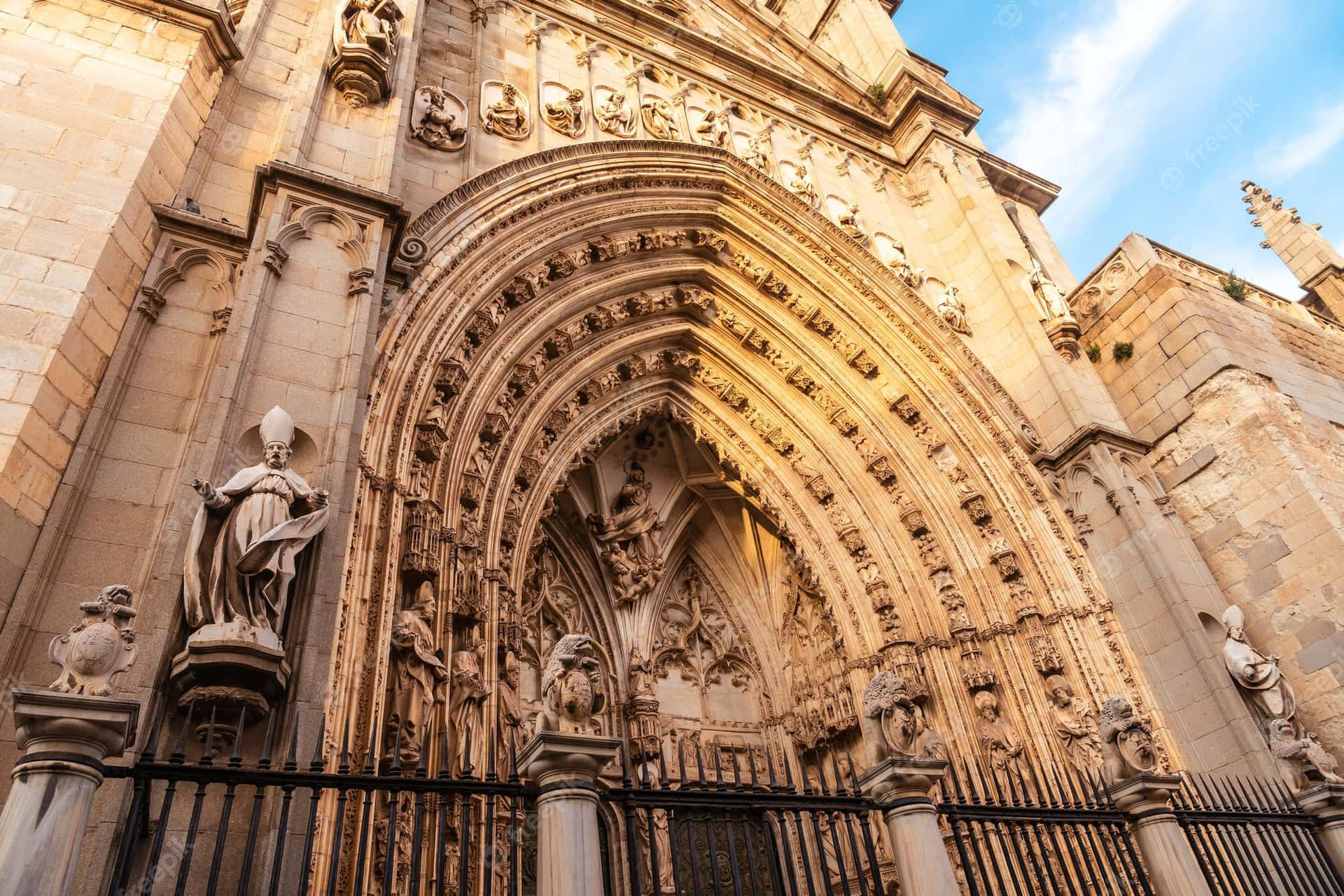 Archway Over Door In Toledo Cathedral