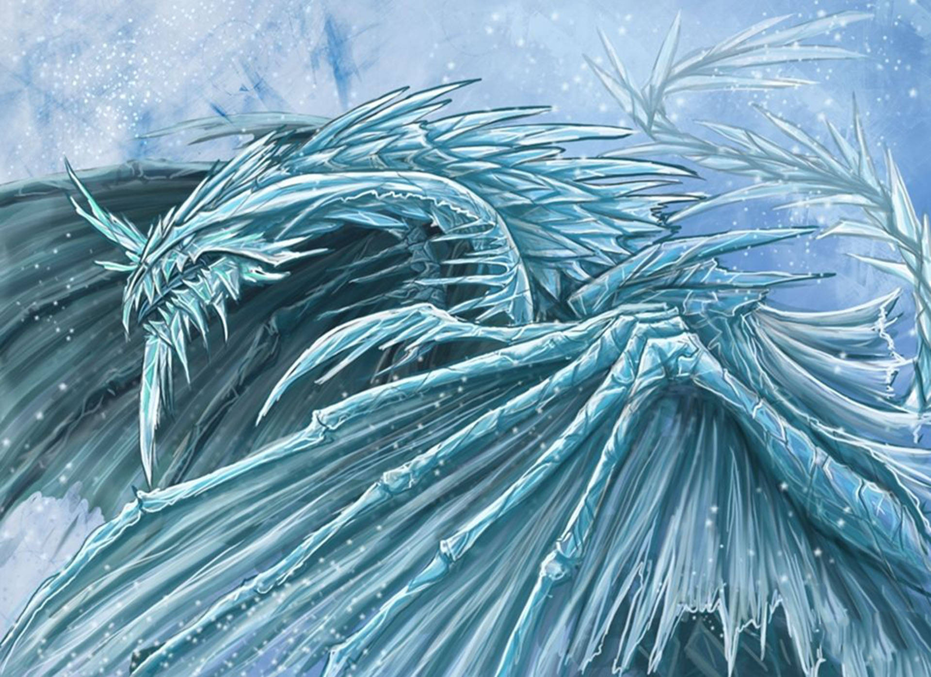 Arctic Ice Dragon Artwork