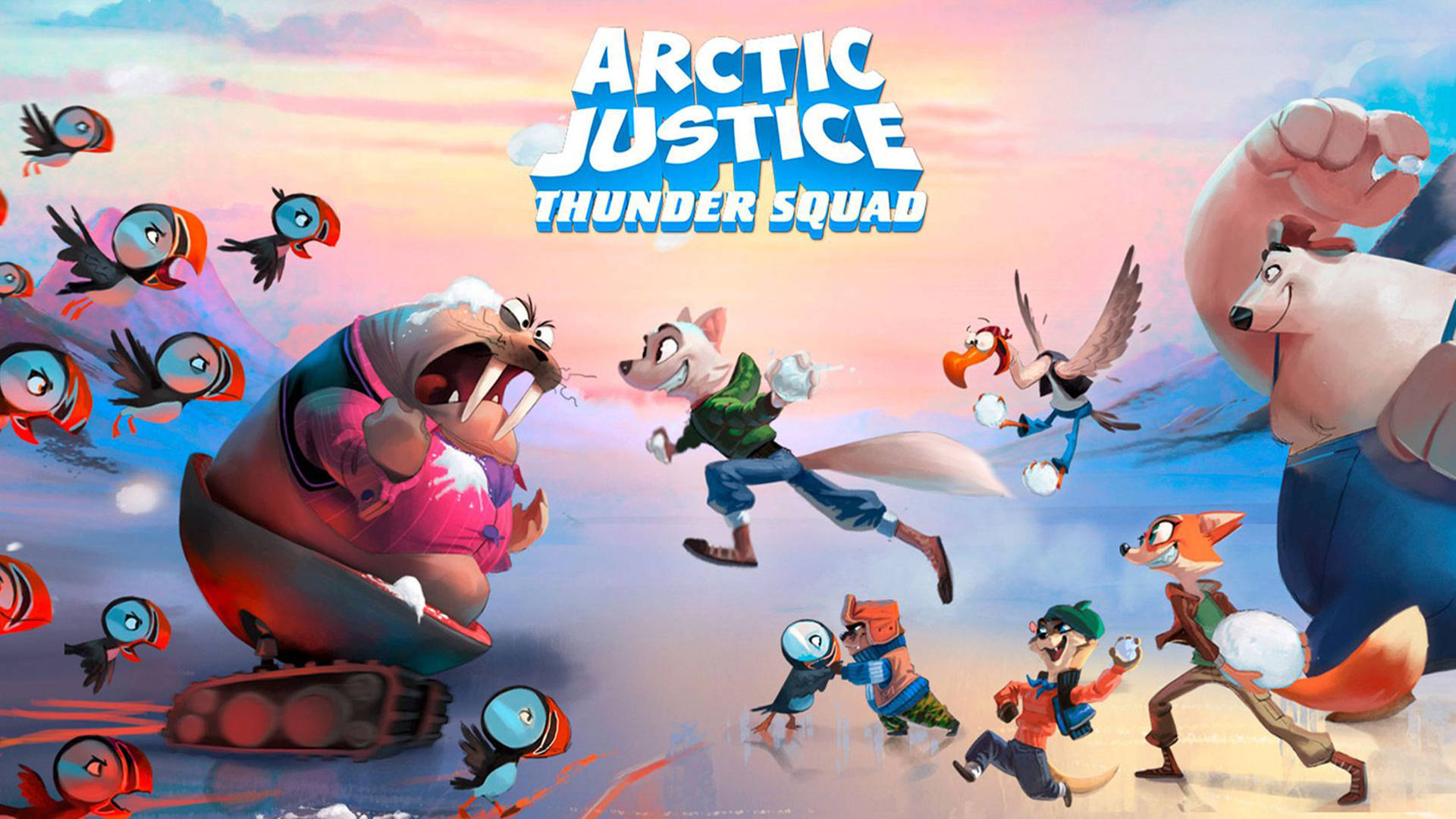 Arctic Justice Battle Background