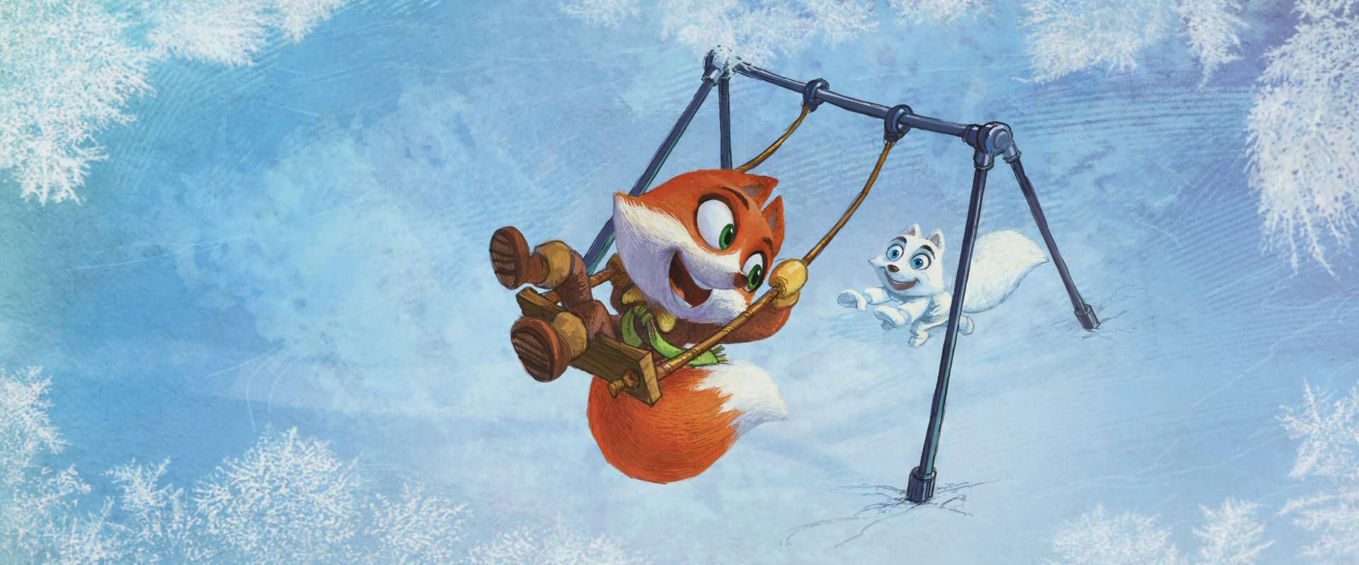 Arctic Justice On The Swing Background