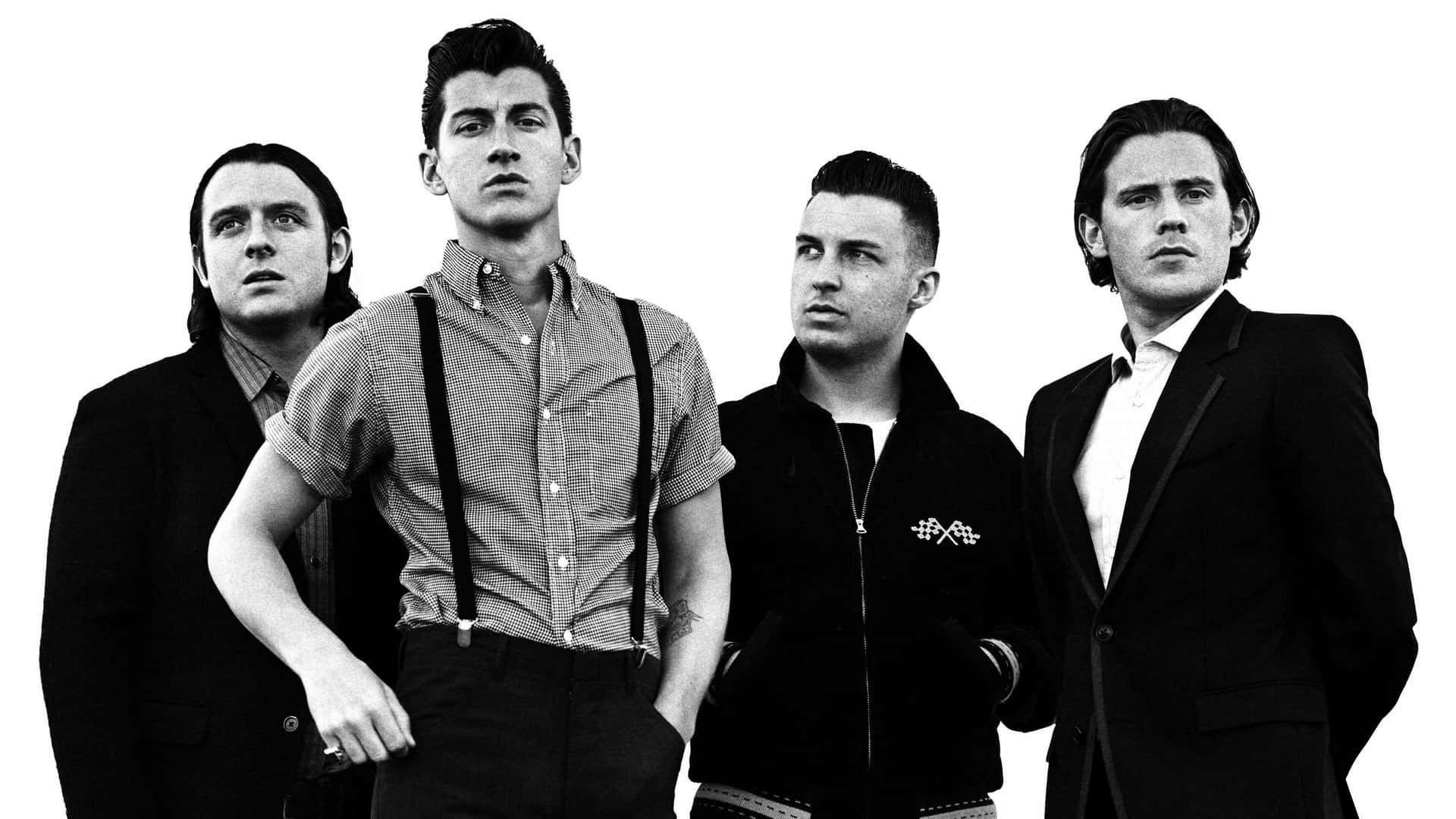 Arctic Monkeys Band Portrait Background