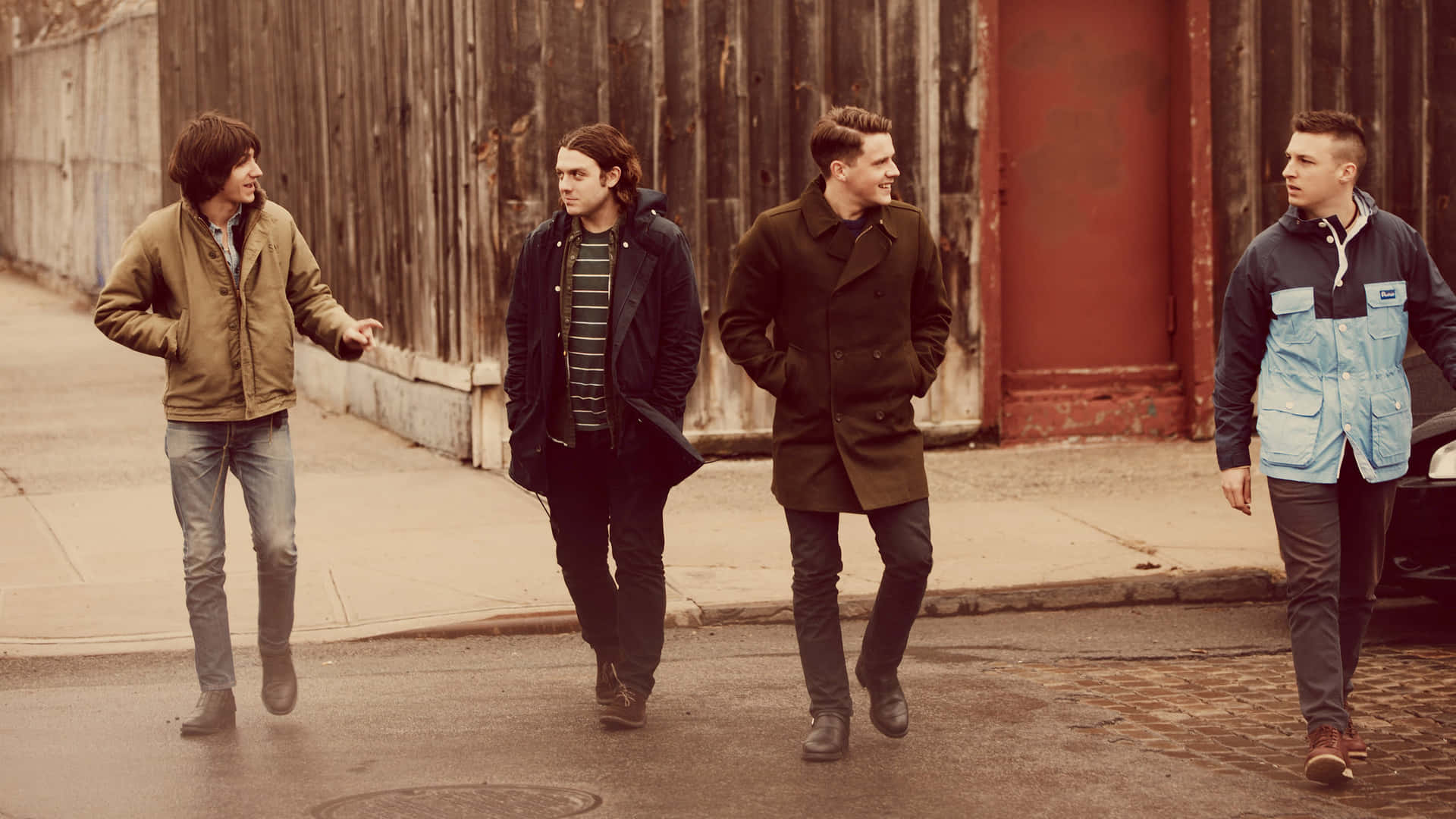 Arctic Monkeys Band Walking Streets