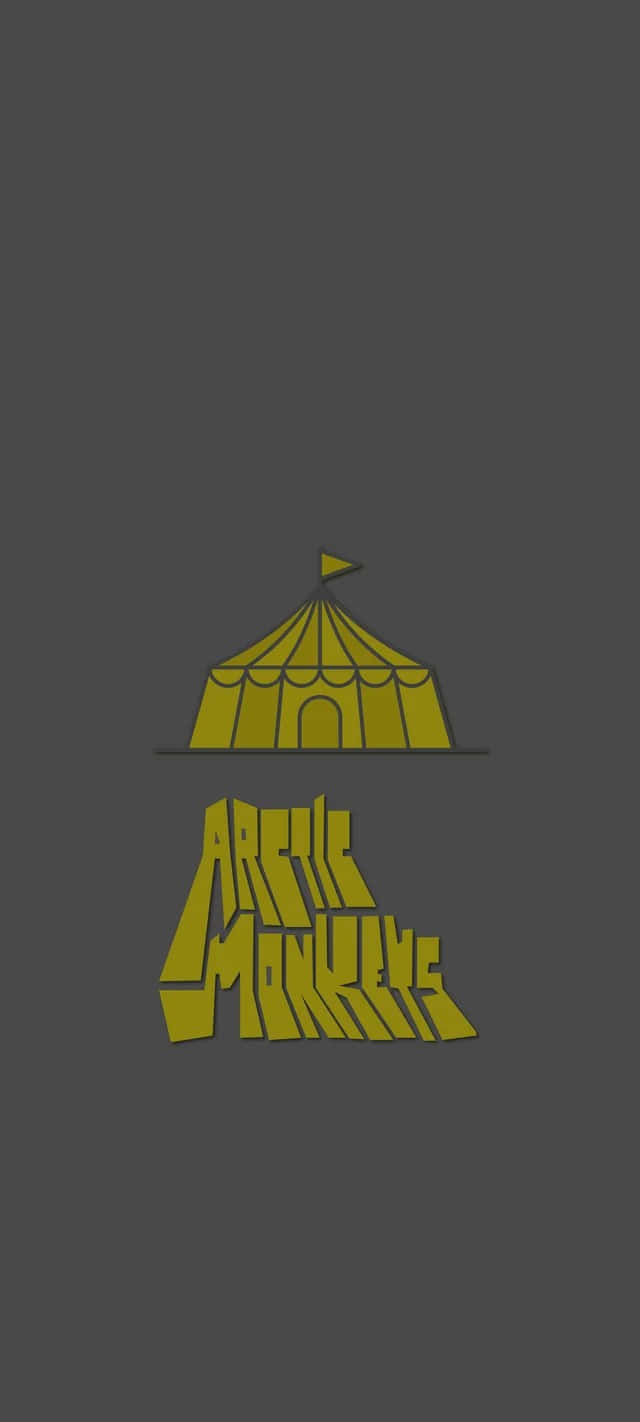 Arctic Monkeys Circus Tent Logo Background