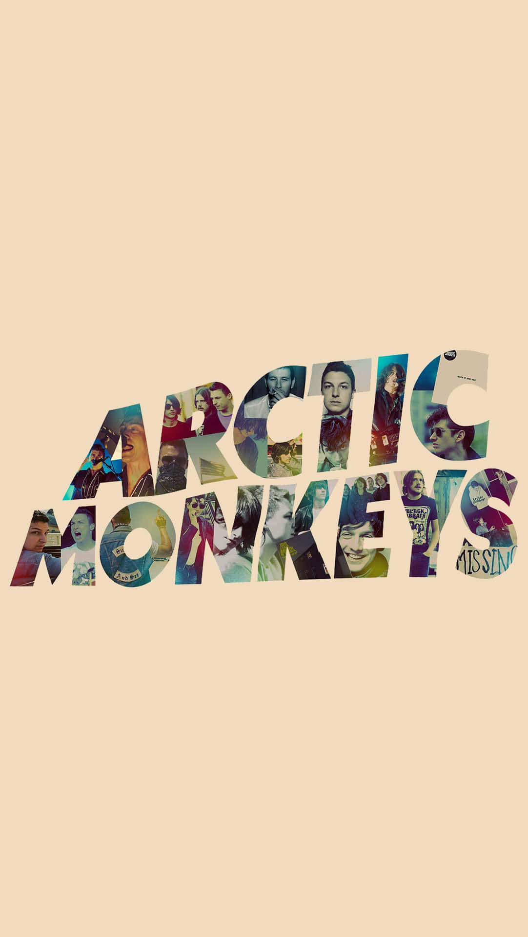 Arctic Monkeys Collage Artwork Background