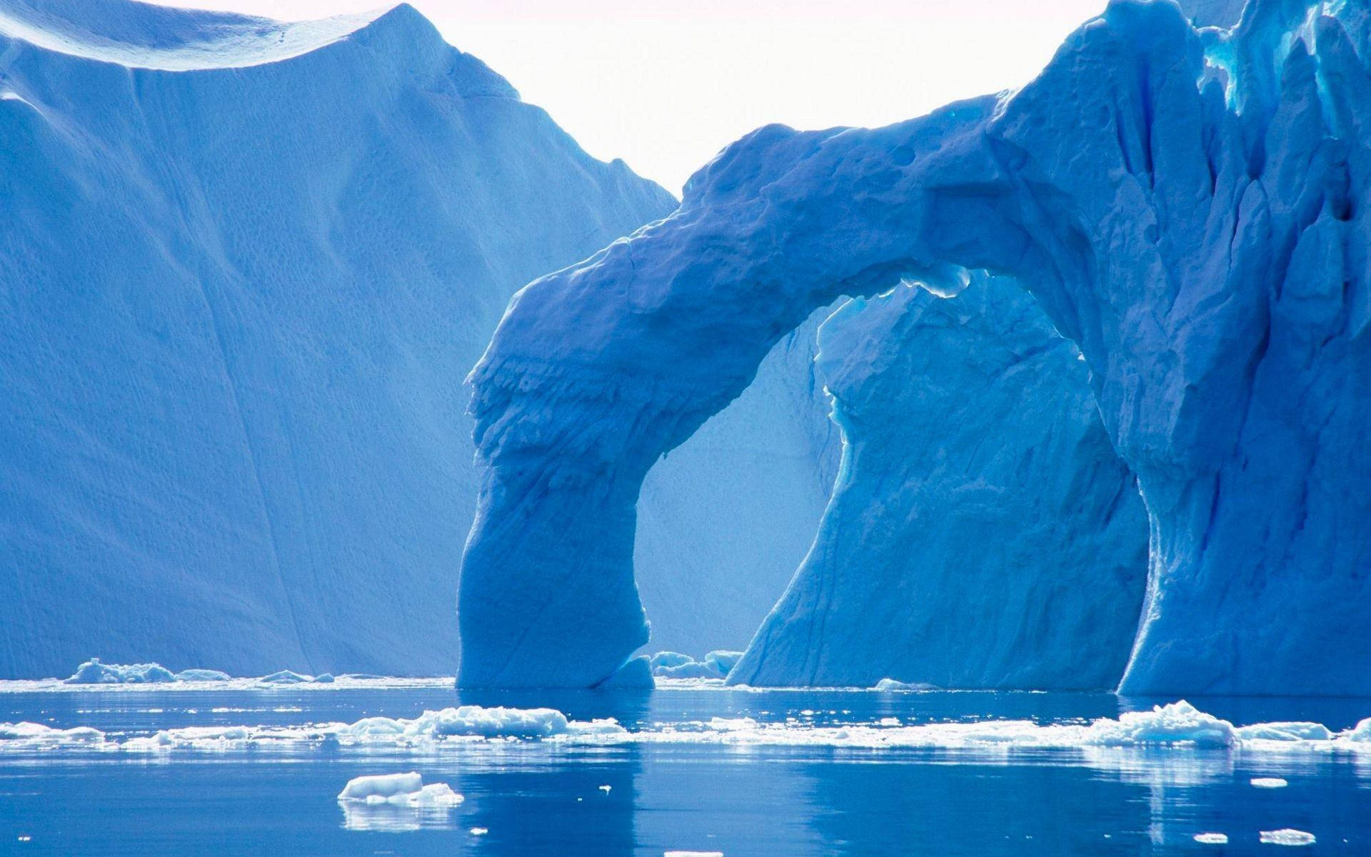 Arctic Naturally Formed Ice Arch