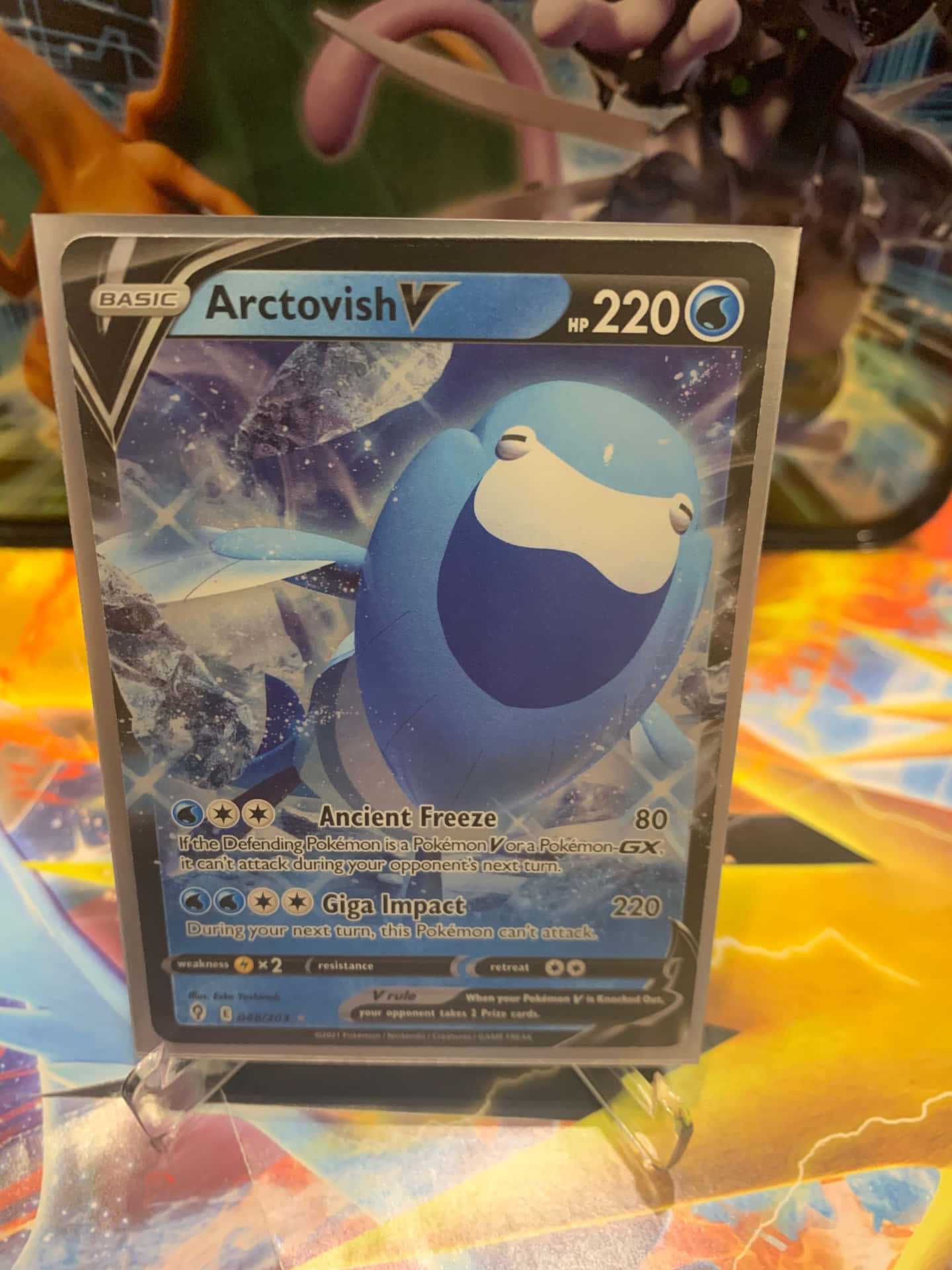 Arctovish Display Pokemon Card