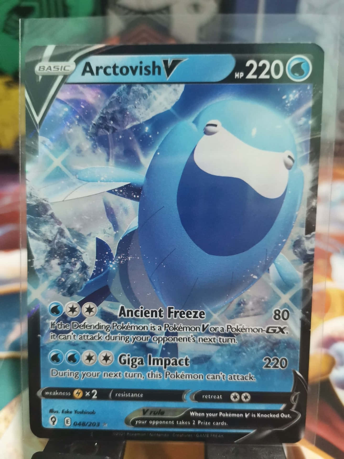 Arctovish Pokemon Card Background
