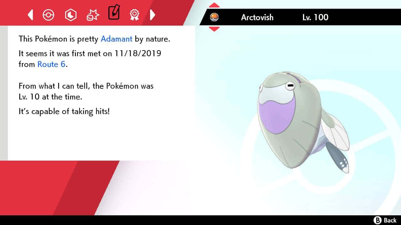 Arctovish Pokemon Details Background
