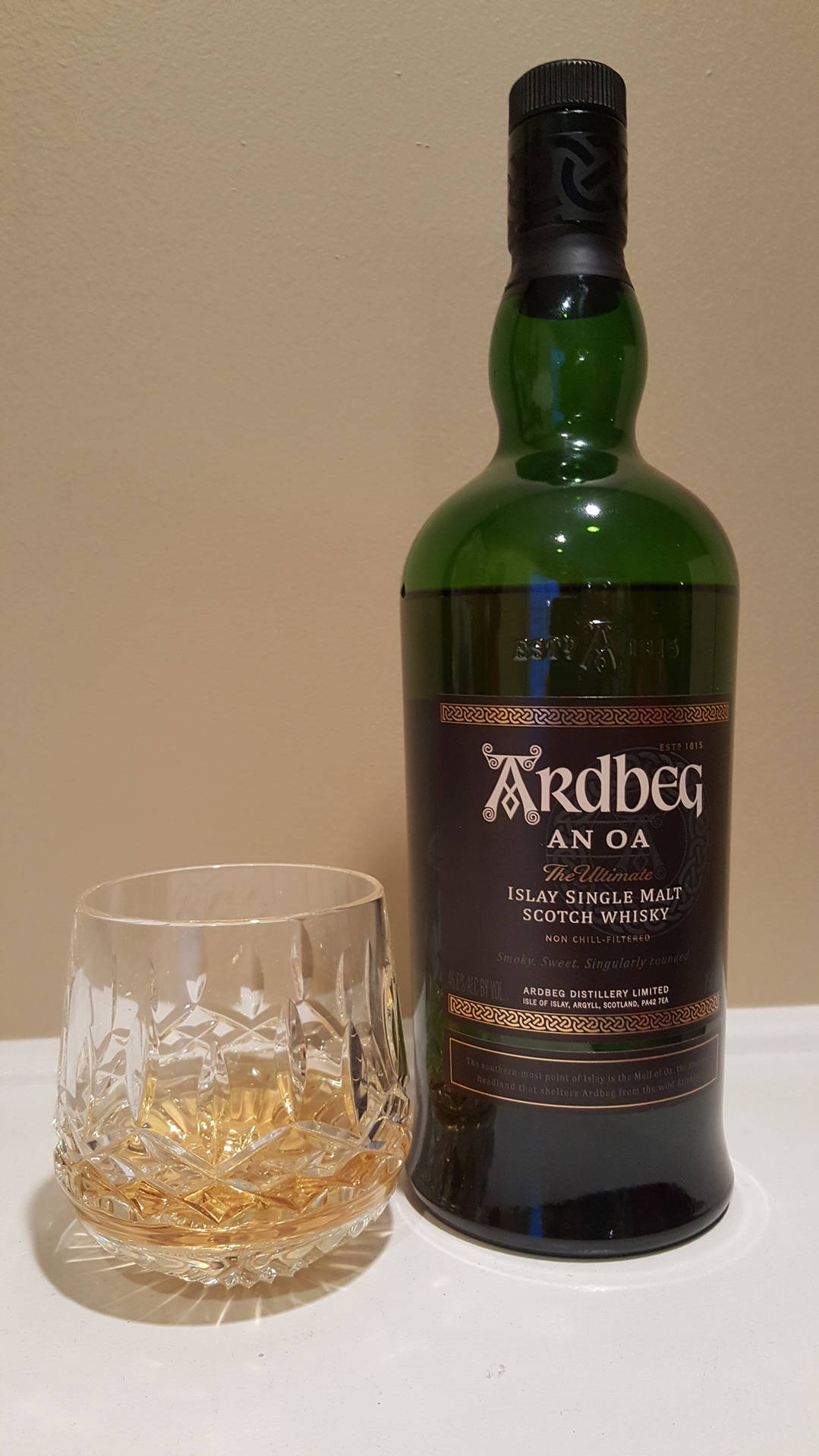 Ardbeg An Oa With Shot Glass