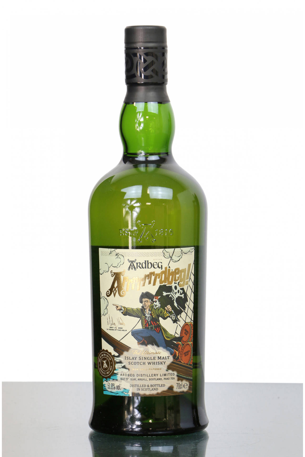 Ardbeg Arrrrrrrdbeg Whisky Bottle With Pirate