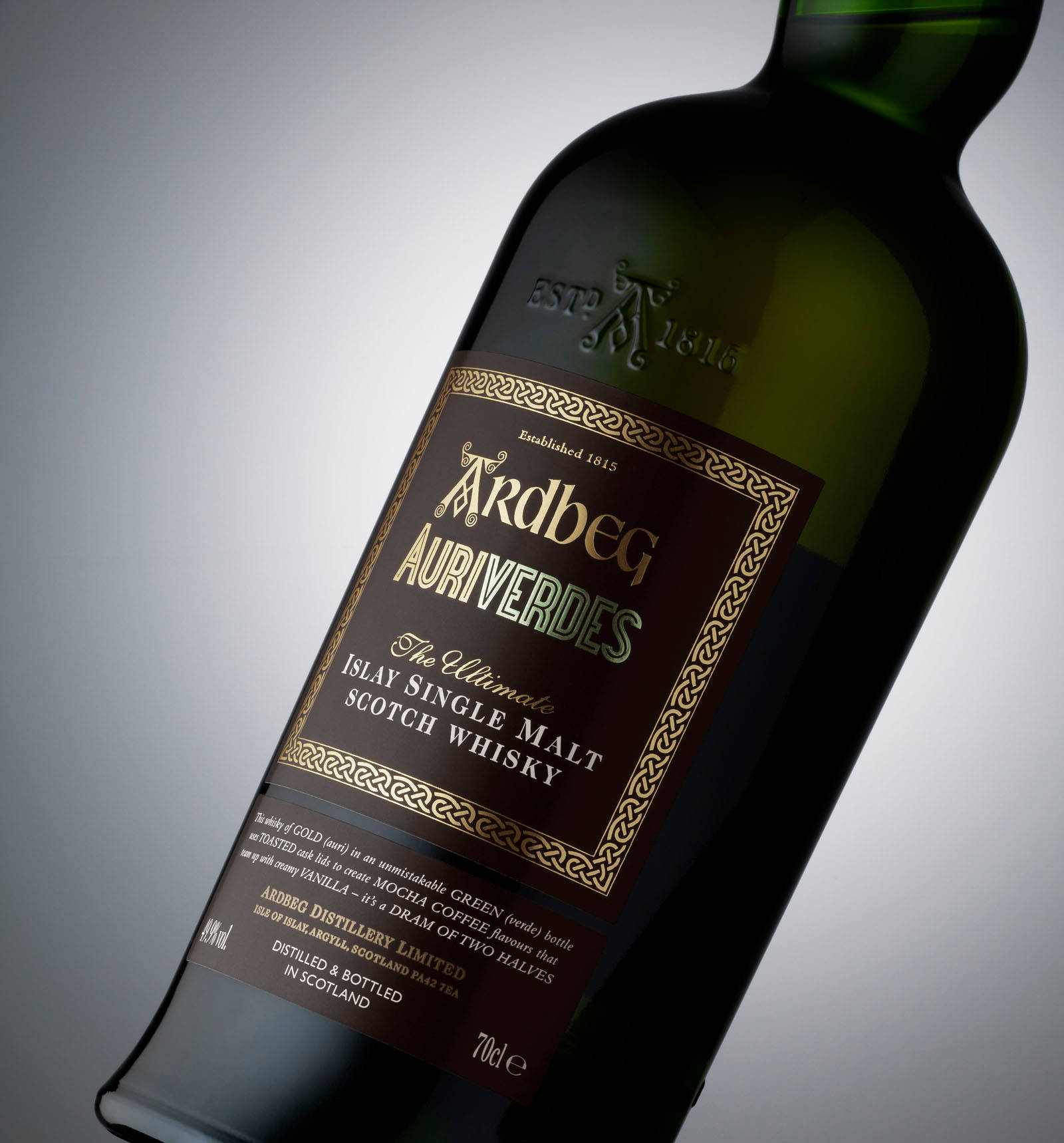 Ardbeg Auriverdes Whisky Bottle