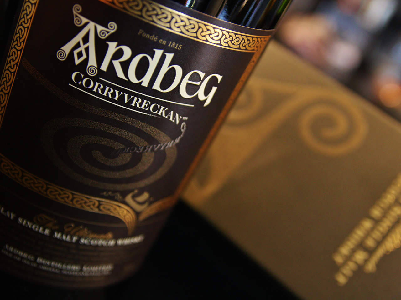 Ardbeg Corryvreckan Whisky Selective Focus