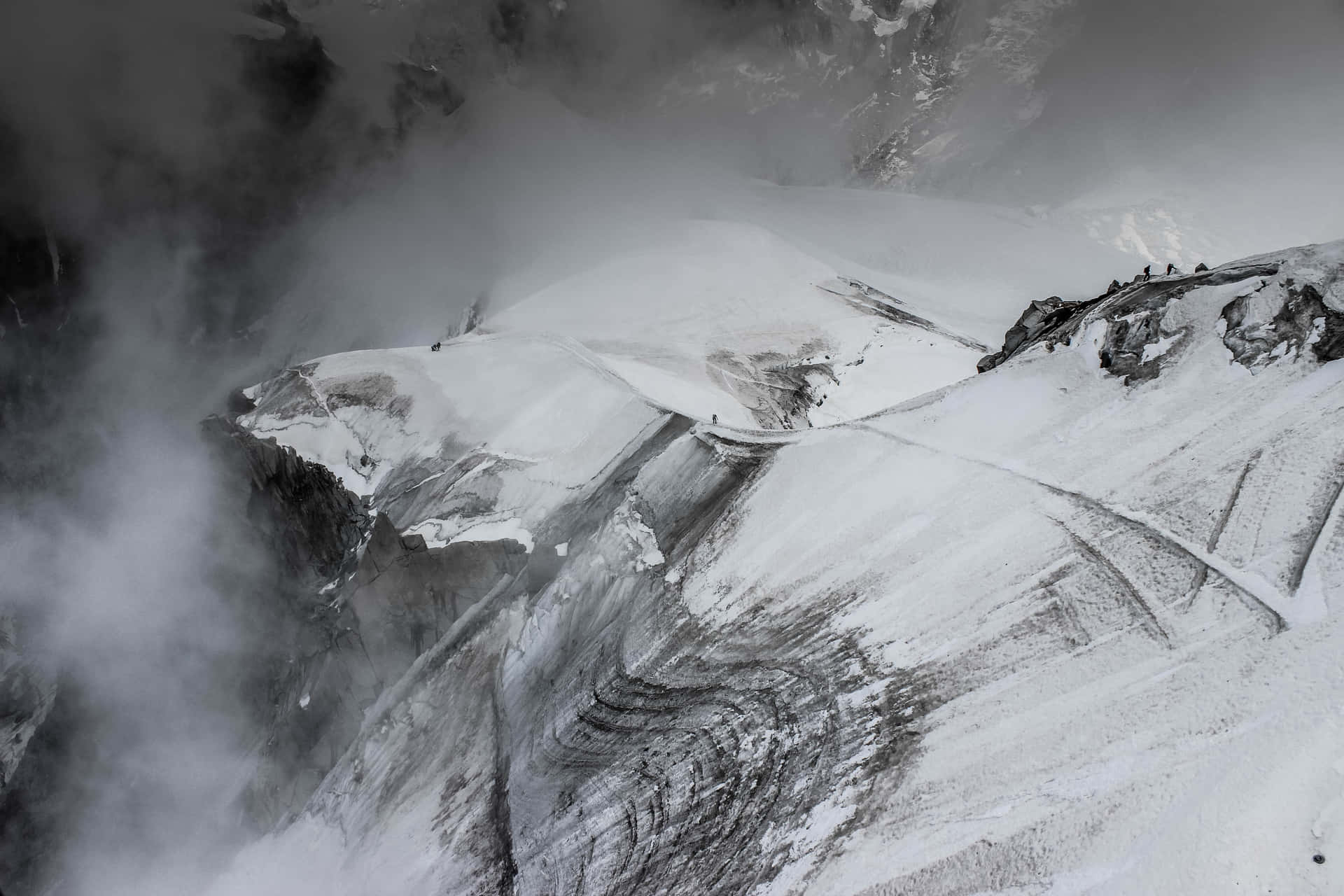 Arduous And Steep Mountain Background