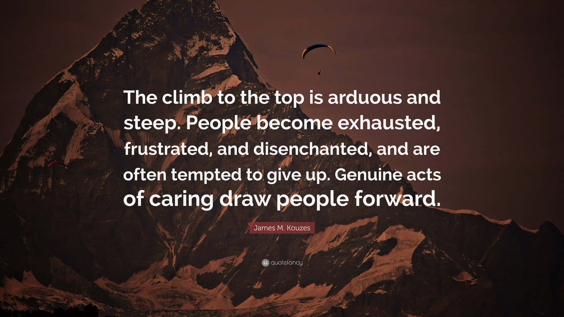Arduous Goals Quote Background