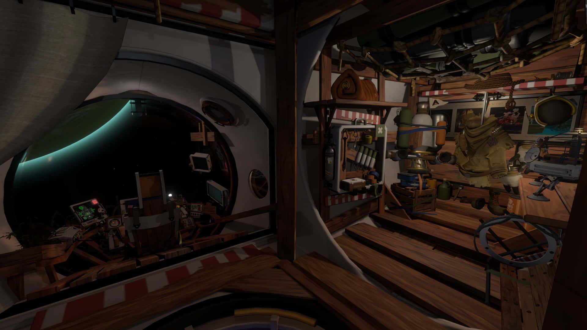 Area With Wooden Floor From Outer Wilds Background