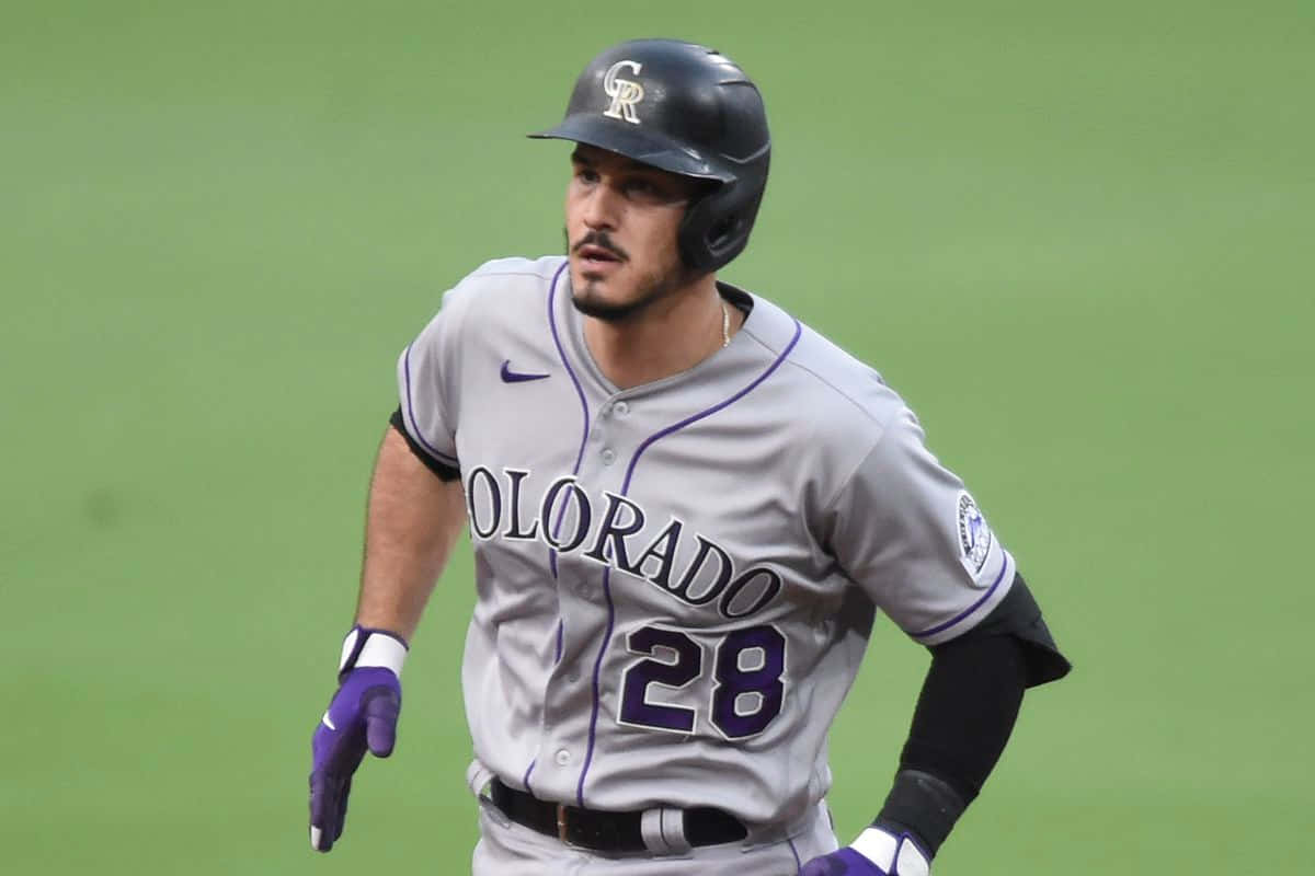 Arenado Colorado Rockies Baseball Player Background