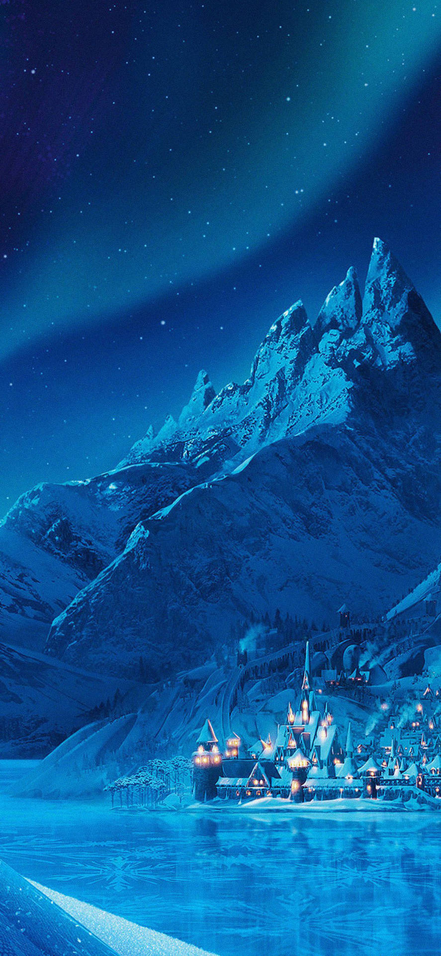 Arendelle Frozen Castle Mountain
