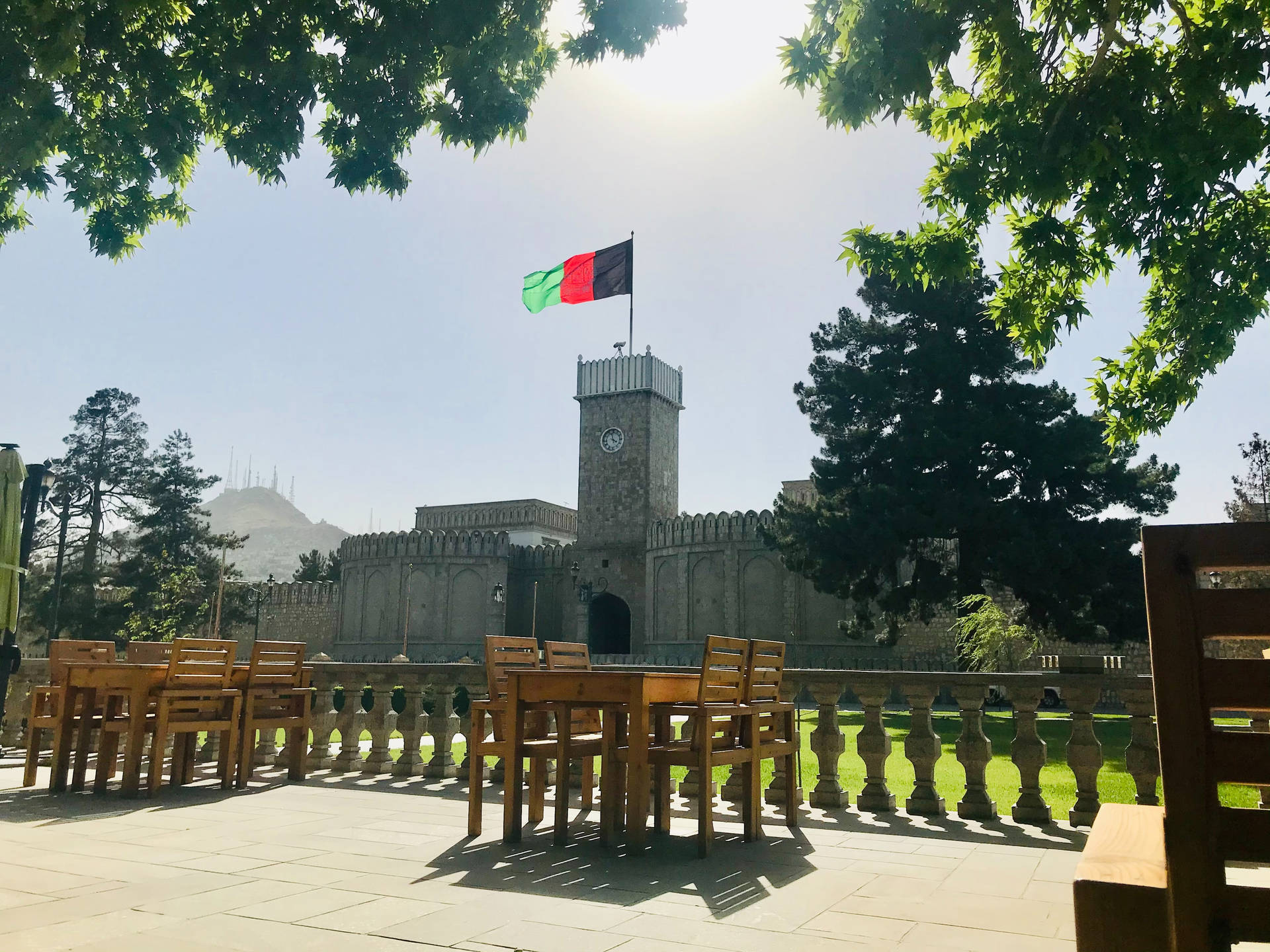 Arg Presidential Palace, Heart Of Kabul Background