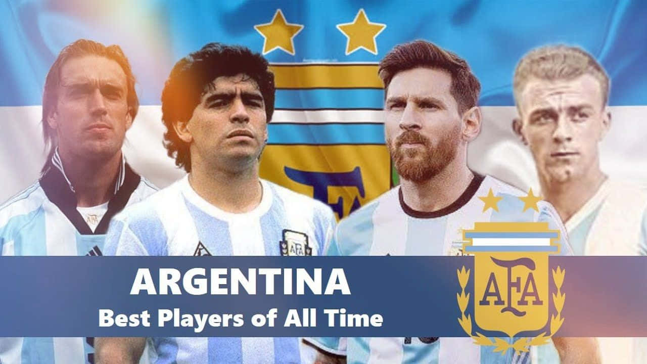 Argentina Best Players Of All Time Mario Kempes Background