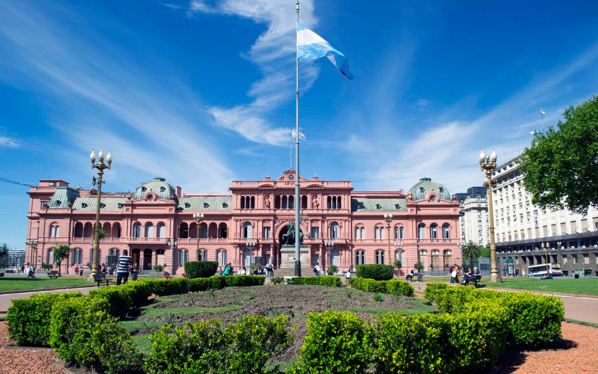 Argentina Casa Rosada Background