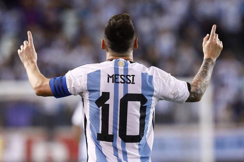 Argentina National Football Team Messi No. 10 Background