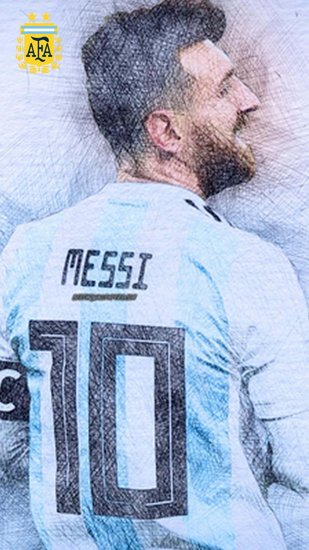 Argentina Number 10 Messi Iphone Background