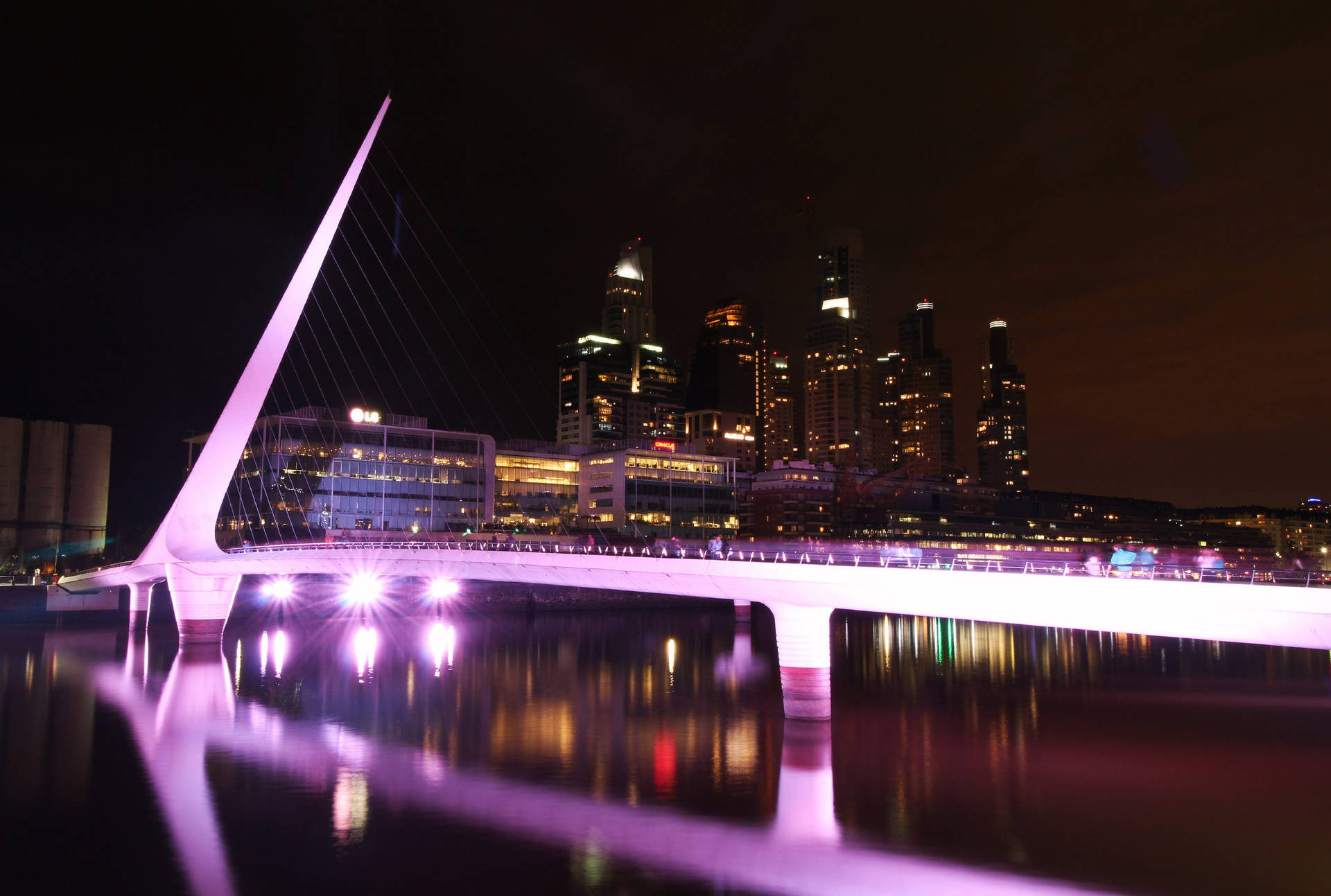 Argentina Puente De La Mujer Background