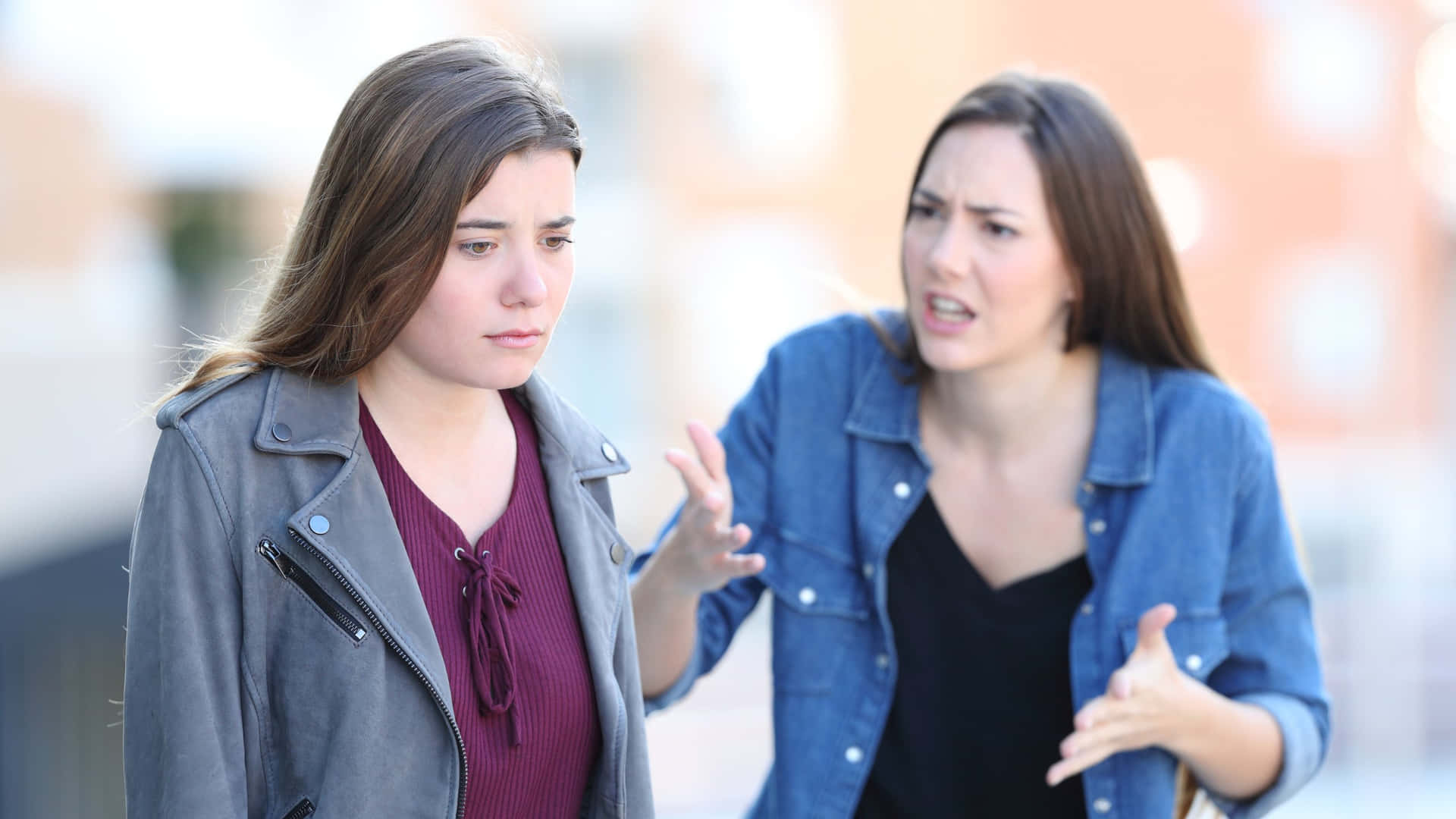 Argument Between Two Women Outdoors.jpg Background