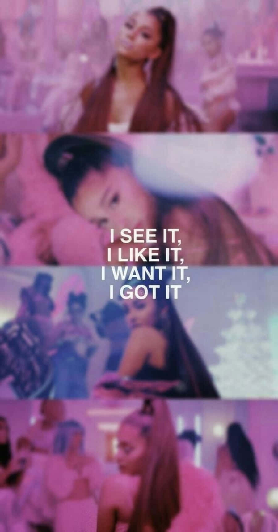Ariana Grande 7 Rings Lyrics Background