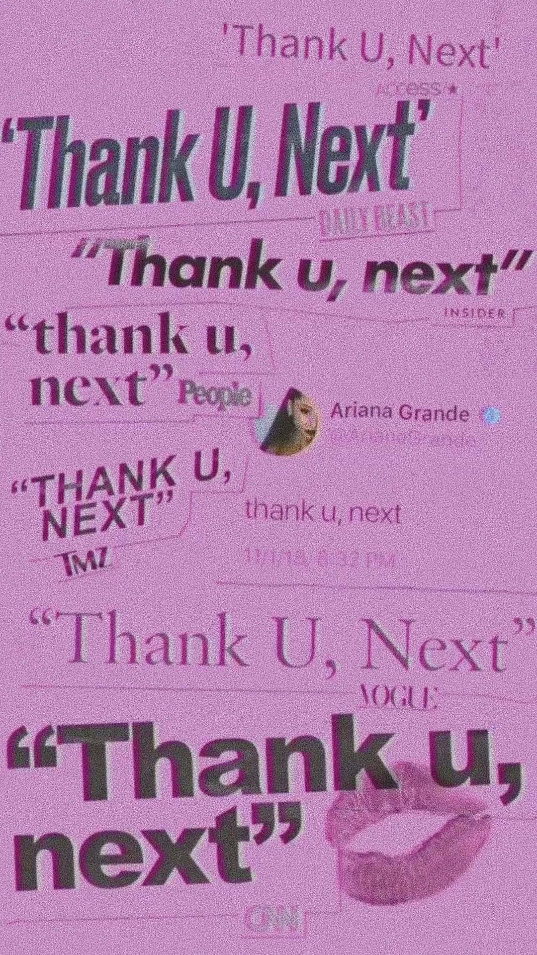 Ariana Grande Song Aesthetic Background