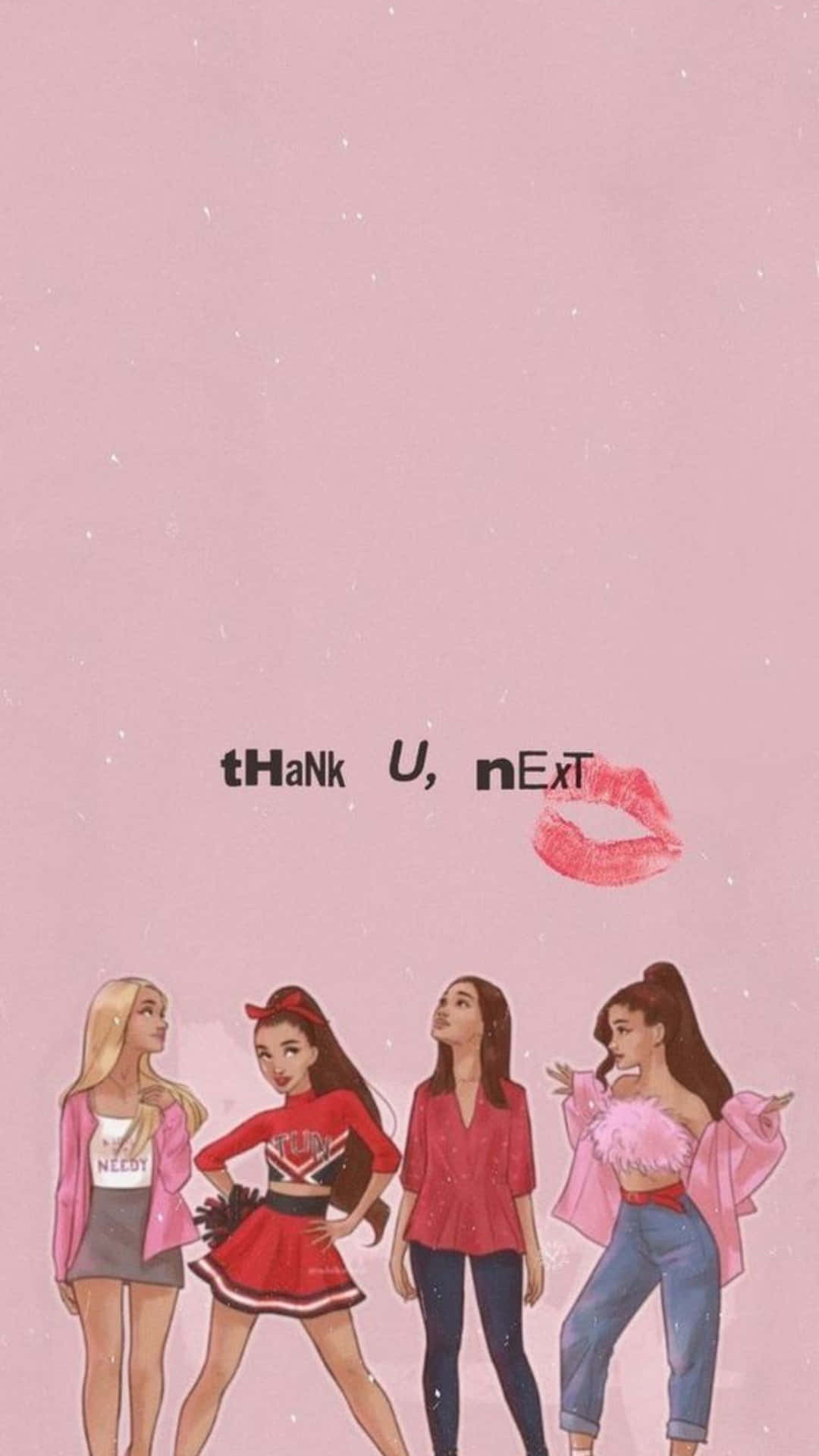 Ariana Grande Thank U Next Illustration Background