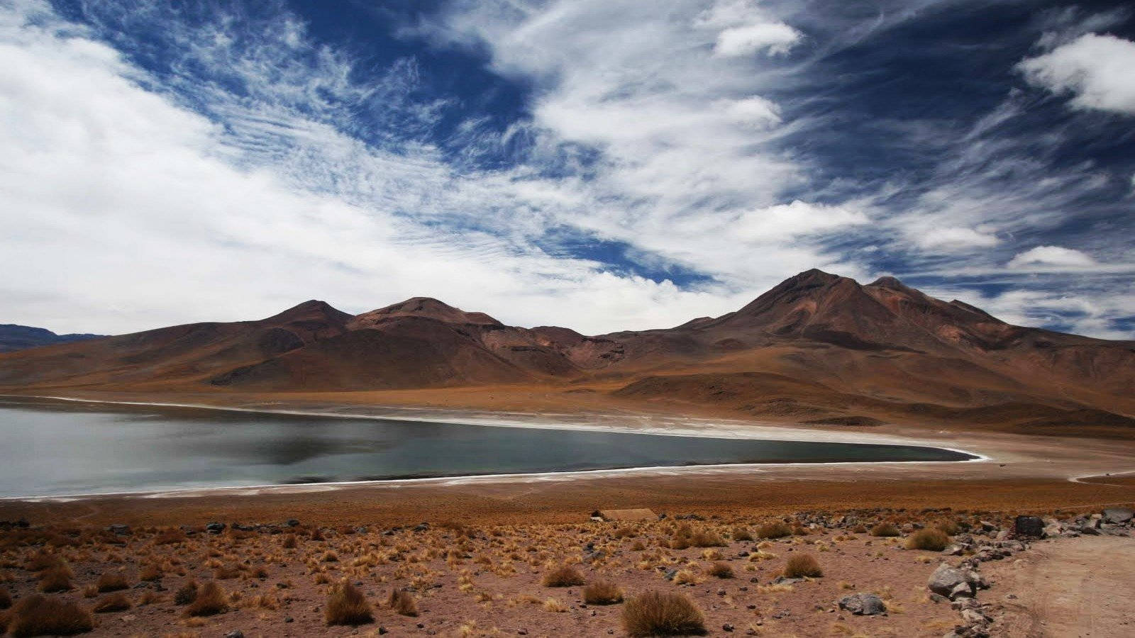 Arid Lake Full Hd 1600x900 Background