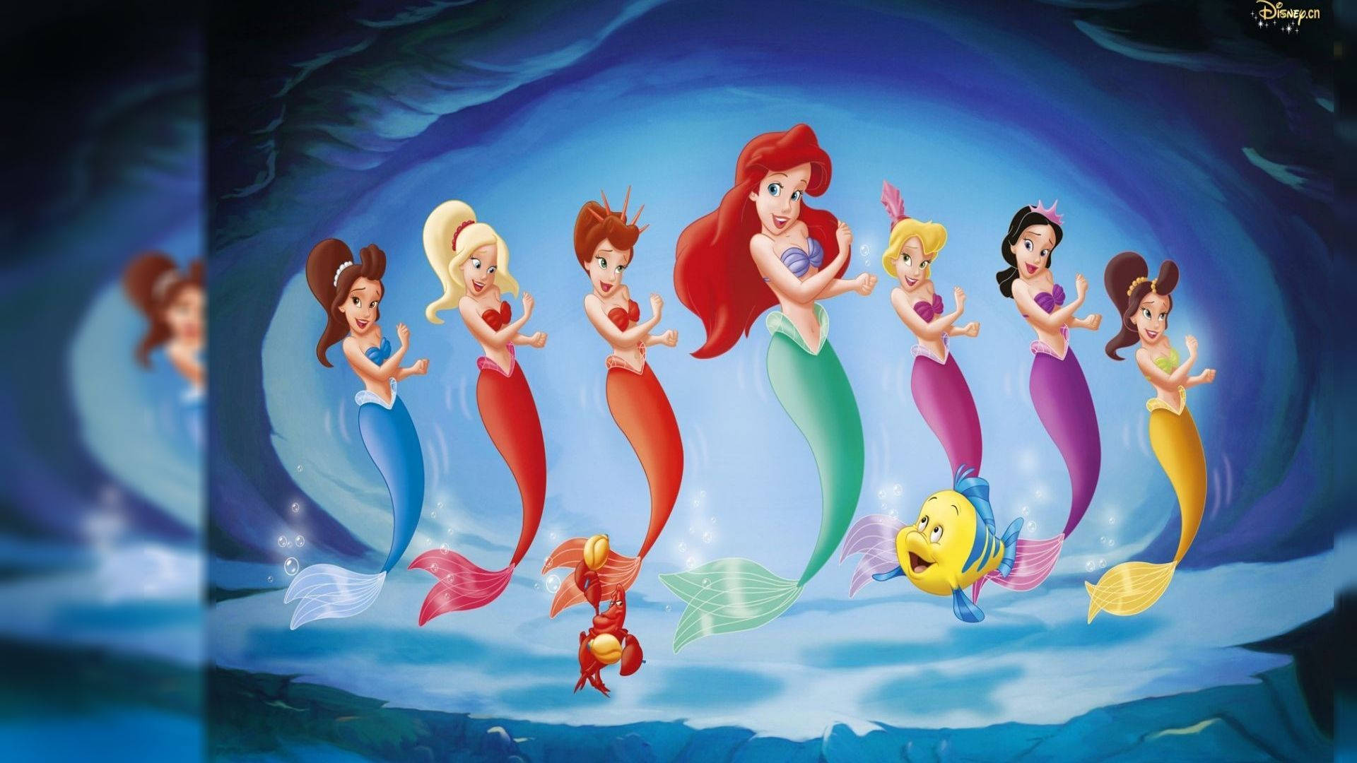 Ariel And Mermaids Pixel Disney Laptop