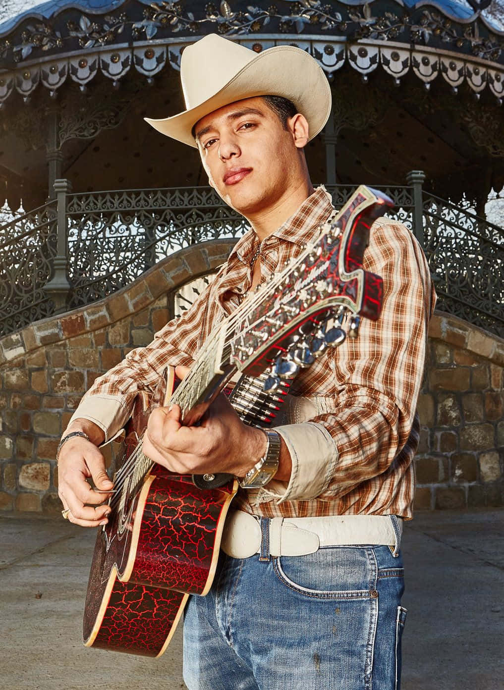 Ariel Camacho Performing Live On Stage Background