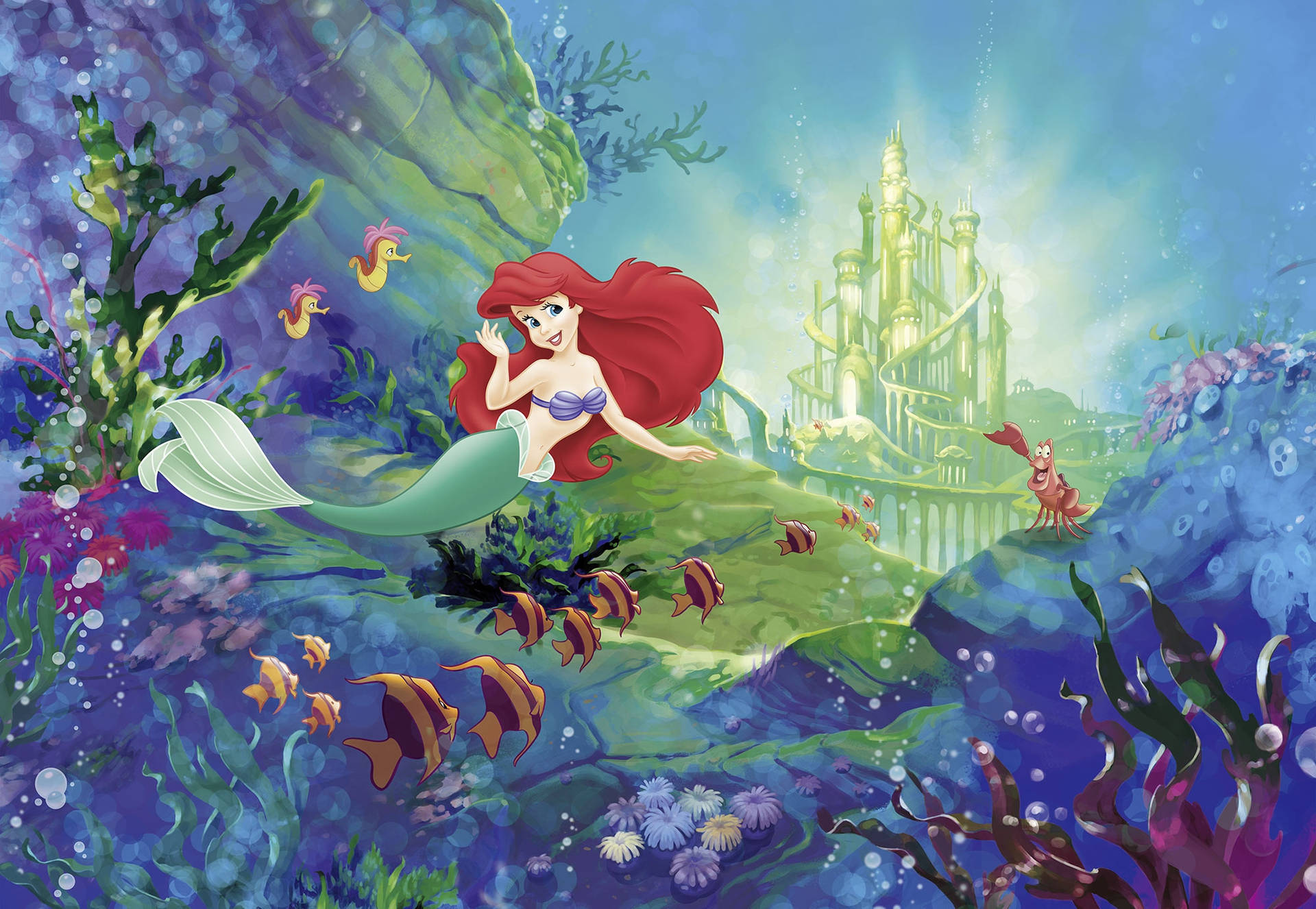 Ariel Under The Sea Background