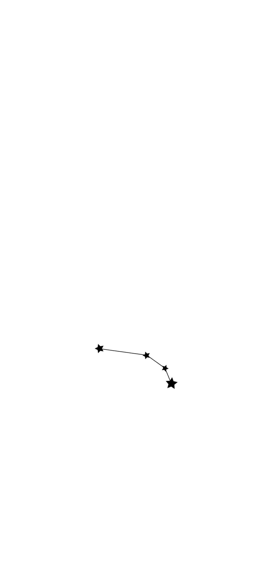 Aries Iphone Constellation On White Background Background