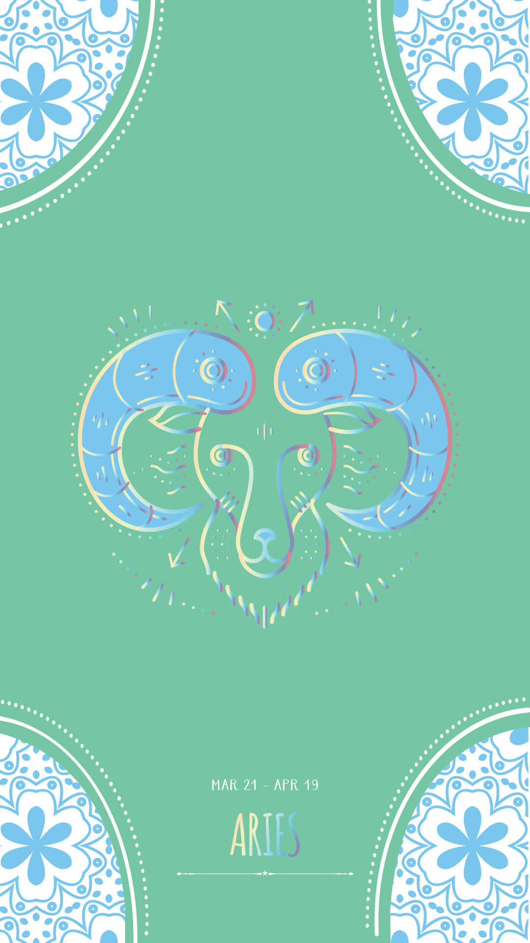 Aries Iphone Digital Art Background
