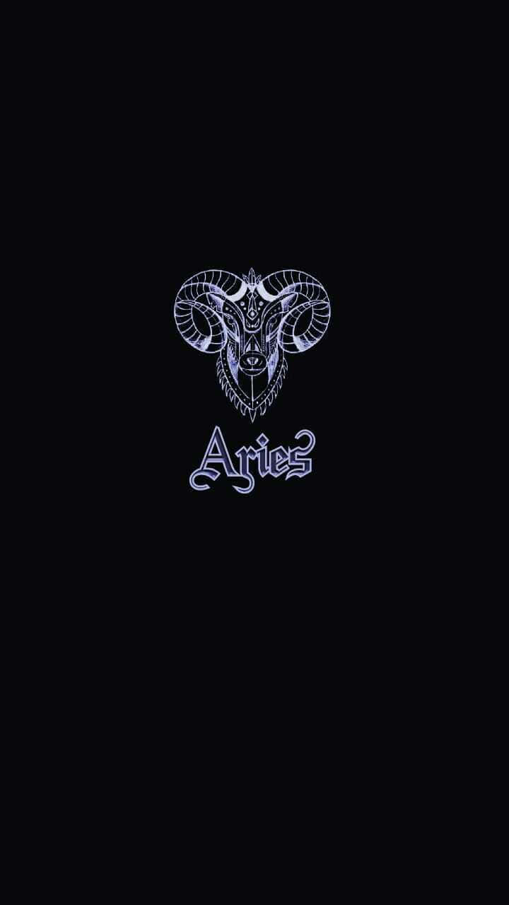 Aries Zodiac Sign Artwork For Iphone Background