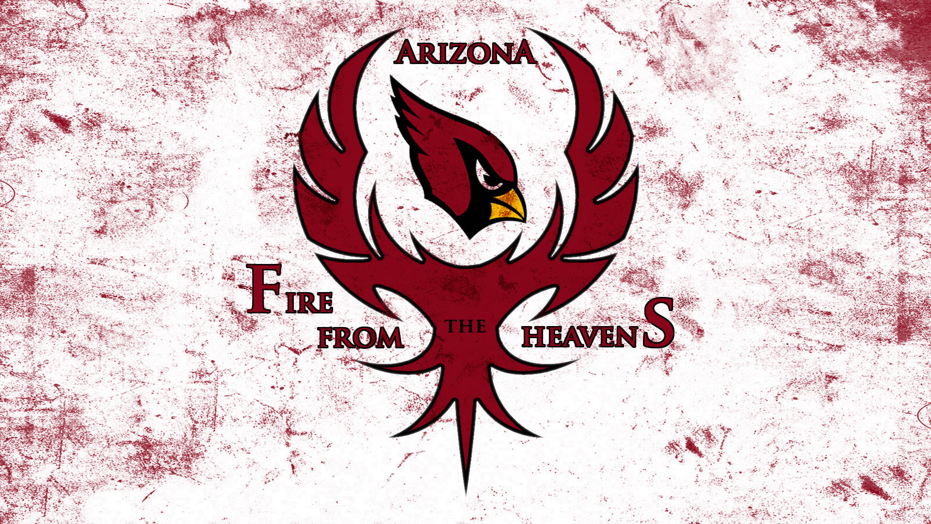 Arizona Cardinals Fire From The Heavens Background