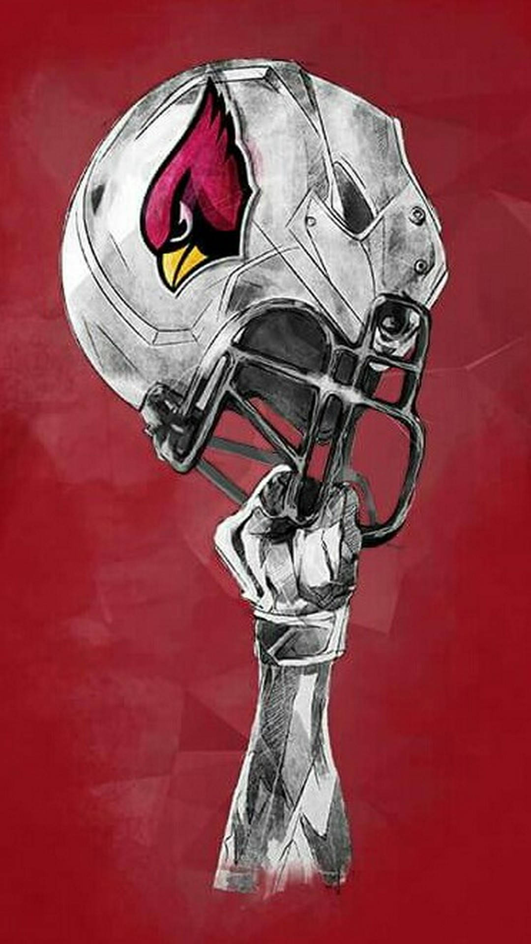 Arizona Cardinals Football Helmet Background